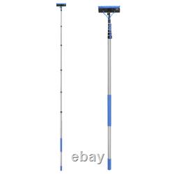 Kit de Pôle Alimenté par Eau VEVOR 11m pour Nettoyage de Panneaux Solaires avec Manche Télescopique