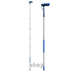 Kit de Pôle Alimenté par Eau VEVOR 11m pour Nettoyage de Panneaux Solaires avec Manche Télescopique