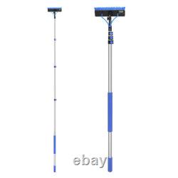 Kit de Pôle Alimenté par l'Eau VEVOR 6m pour le Nettoyage de Panneaux Solaires avec Poignée Ajustable