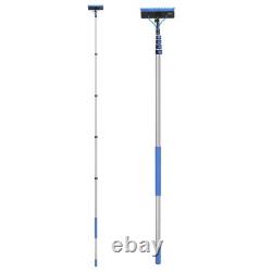 Kit de Poteau Alimenté par Eau Uimoso 9m pour Nettoyage de Panneaux Solaires avec Poignée Télescopique