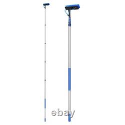 Kit de Poteau Alimenté par Eau Uimoso 9m pour Nettoyage de Panneaux Solaires avec Poignée Télescopique