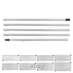 Kit de brosse de nettoyage de panneaux solaires avec perche alimentée en eau pour fenêtres extérieures en verre solaire HOT