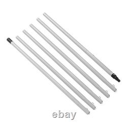 Kit de brosse de nettoyage pour panneaux solaires à alimentation en eau avec perche pour extérieur, vitres et panneaux solaires