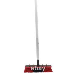Kit de brosse de nettoyage pour panneaux solaires à alimentation en eau avec perche pour extérieur, vitres et panneaux solaires