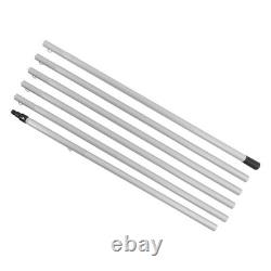 Kit de brosse de nettoyage pour panneaux solaires à alimentation en eau avec perche pour extérieur, vitres et panneaux solaires