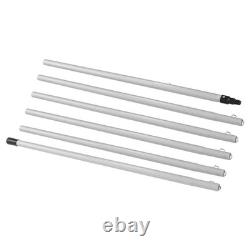 Kit de brosse de nettoyage pour panneaux solaires à alimentation en eau avec perche pour extérieur, vitres et panneaux solaires
