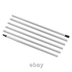 Kit de brosse de nettoyage pour panneaux solaires à alimentation en eau avec perche pour extérieur, vitres et panneaux solaires