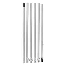 Kit de brosse de nettoyage pour panneaux solaires à alimentation en eau avec perche pour extérieur, vitres et panneaux solaires
