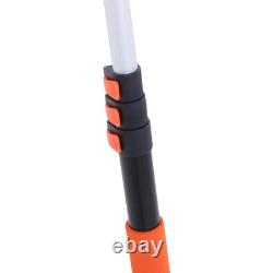 Kit de brosse de nettoyage pour panneaux solaires avec perche télescopique de 12 pieds et distributeur de savon alimenté en eau
