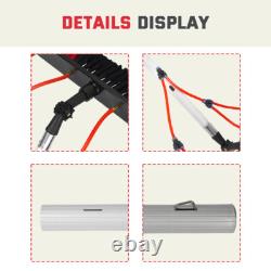 Kit de brosses de nettoyage télescopique pour fenêtres et panneaux solaires, mât extensible UK