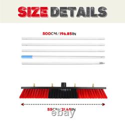 Kit de brosses de nettoyage télescopique pour fenêtres et panneaux solaires, mât extensible UK