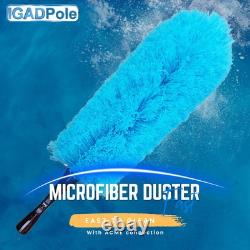 Kit de lavage IGADPole 17 pieds (5 m) avec brosse alimentée en eau, distributeur de savon et robinet de tuyau