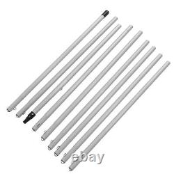 Kit de lavage de fenêtres avec brosse à eau de 9 m avec 50 cm, taille grande, alimenté par eau.