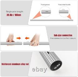 Kit de nettoyage complet avec brosse télescopique alimentée en eau, réglable sur 7 m, avec rotation à 180°