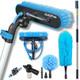 Kit De Nettoyage De 5 M (17 Ft) Avec Brosse Alimentée En Eau, Plumeau à Toiles D'araignée, Distributeur De Savon