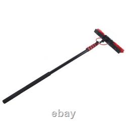 Kit de nettoyage de fenêtres en verre et de panneaux solaires avec perche alimentée par l'eau