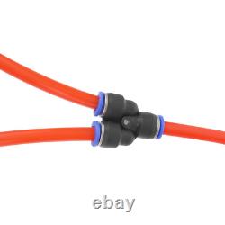 Kit de nettoyage de fenêtres et de panneaux solaires avec perche télescopique de 8 mètres et brosse alimentée en eau