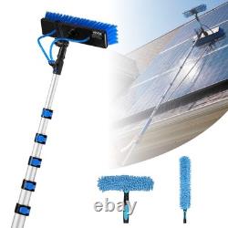 Kit de nettoyage de panneaux solaires VEVOR avec perche alimentée en eau de 10,02 m, brosse et distributeur de savon