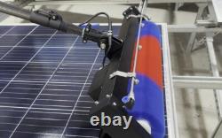 Kit de nettoyage de panneaux solaires, brosse rotative automatique, brosse à eau pour toiture