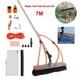 Kit De Nettoyage De Panneaux Solaires Et De Toitures Avec Brosse De Nettoyage De Vitres Aliment&eacute;e En Eau, Perche T&eacute;lescopique 7 M