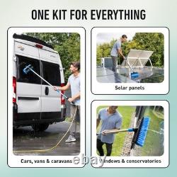 Kit de nettoyage de vitres en verre à haute pression Unger HighFlow Pure Water de 1,2 m avec filtre, tuyau et brosse