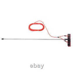 Kit de nettoyage pour fenêtres et panneaux solaires avec perche télescopique de 8 mètres et brosse alimentée en eau
