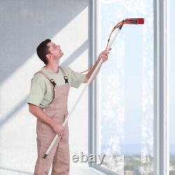 Kit de nettoyage pour fenêtres et panneaux solaires avec perche télescopique de 8 mètres et brosse alimentée en eau