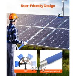 Kit de perche à eau Uimoso de 7,3 m pour le nettoyage de panneaux solaires avec poignée extensible