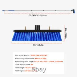 Kit de perche à eau Uimoso de 7,3 m pour le nettoyage de panneaux solaires avec poignée extensible