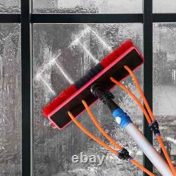 Kits de nettoyeurs de fenêtres télescopiques de 5 mètres, nettoyeur de vitres, système de pole de nettoyage de fenêtres