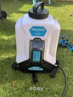 MAXBLAST 10677 Sac à dos de nettoyage de fenêtres alimenté par l'eau bleu