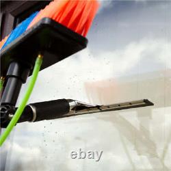 MAXBLAST 24ft Perche Télescopique pour l'Alimentation en Eau & Sac à Dos / Brosse Télescopique pour le Nettoyage des Vitres /