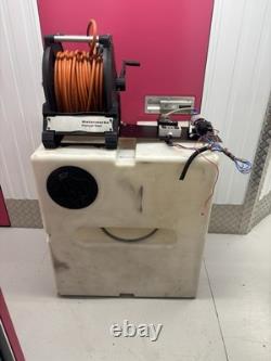 Mise en place d'un fourgon de nettoyage de fenêtres