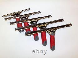 Nettoyage de vitres Ensemble de 5 raclettes de tailles 8+10+12+14+18
