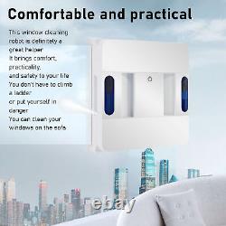 Nettoyeur de fenêtres automatique intelligent à jet d'eau électrique avec pulvérisateur à double buse