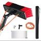 Nettoyeur De Panneaux Photovolta&iuml;ques/fen&ecirc;tres 10m Panneaux Solaires Brosse Extensible &agrave; Eau 35cm