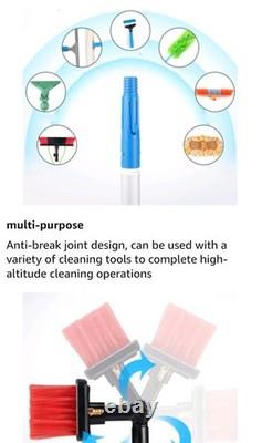 Nettoyeur de panneaux photovoltaïques/fenêtres 10M Panneaux solaires brosse extensible à eau 35cm