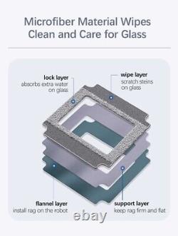 Nettoyeur de vitres robotisé avec pulvérisation d'eau automatique et aspiration YW206? Vendeur britannique