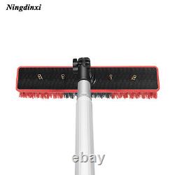 Outil de brosse de nettoyage à perche alimentée en eau de 26 pieds pour le lavage des fenêtres et des panneaux solaires