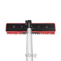 Outil de brosse de nettoyage à perche alimentée par l'eau de 26 pieds pour le lavage des fenêtres et des panneaux solaires.