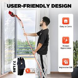Outil de nettoyage à brosse avec perche alimentée en eau de 26 pieds pour fenêtres et panneaux solaires