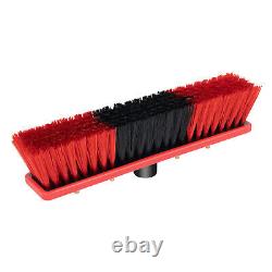 Outil de nettoyage à brosse avec perche alimentée en eau de 26 pieds pour fenêtres et panneaux solaires