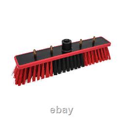 Outil de nettoyage à brosse avec poteau alimenté en eau de 26 pieds pour nettoyer les fenêtres et les panneaux solaires.