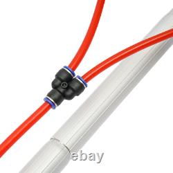 Outil de nettoyage à brosse pour poteau alimenté par l'eau de 26 pieds pour le lavage des fenêtres et des panneaux solaires