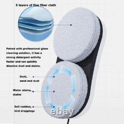 Outil de nettoyage automatique intelligent avec pulvérisateur d'eau, robot nettoyeur de fenêtres à télécommande