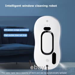 Outil de nettoyage automatique intelligent avec pulvérisateur d'eau, robot nettoyeur de fenêtres à télécommande