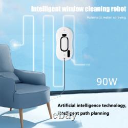 Outil de nettoyage automatique intelligent avec pulvérisateur d'eau, robot nettoyeur de fenêtres à télécommande
