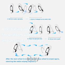 Outil de nettoyage automatique intelligent avec télécommande, pulvérisateur d'eau pour robot nettoyeur de fenêtres