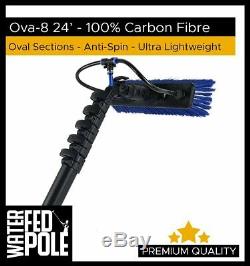 Ova-8 24ft Fibre De Carbone Eau Fed Pole
