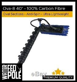 Ova-8 40ft Fibre De Carbone Eau Fed Pole
